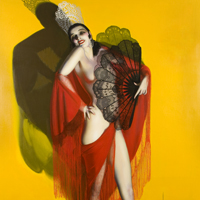 Rolf Armstrong, brown & bigelow, pin up, art deco