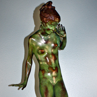 art nouveau, belle epoch, nude nymph