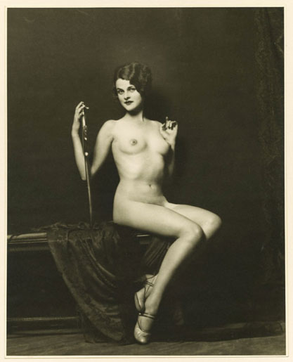 A Nude Ziegfeld Follies Beauty.