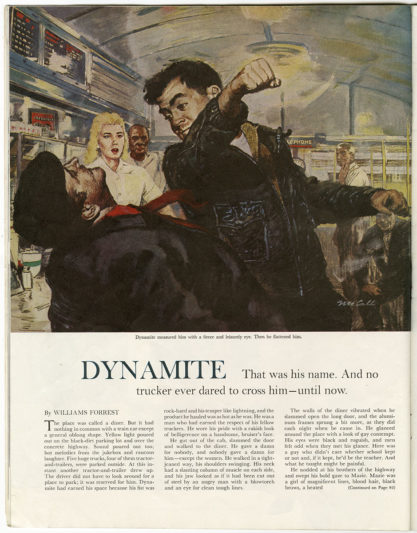 The work as it appears in Saturday Evening Post
