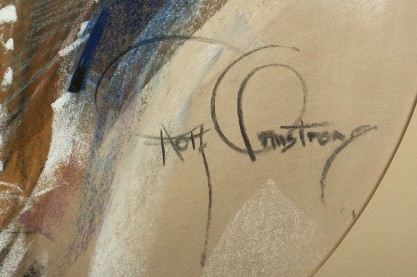 The artist's signature