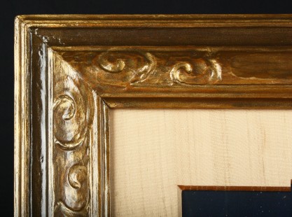 Close up detail of frame.