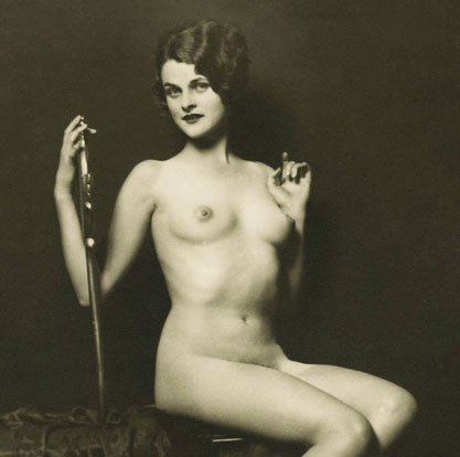 A Nude Ziegfeld Follies Beauty.