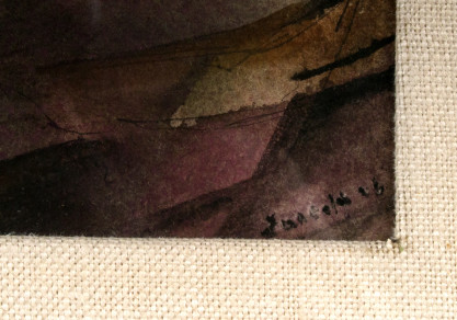 The artist's signature and date of '36 lower right 