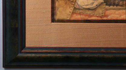 Frame profile and corner detail