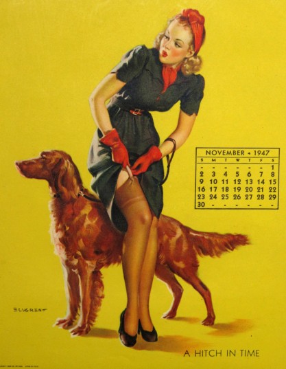 Published calendar view, included with sale