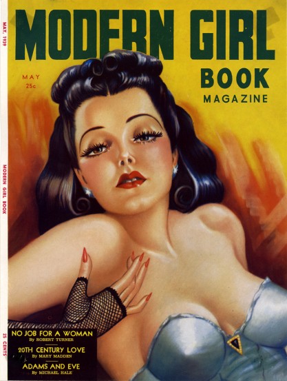 The published cover of Modern Girl Book Magazine May 1939 -Included in sale 