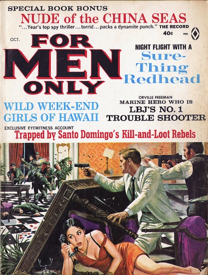 For Men Only, August, 1965 (included in sale)