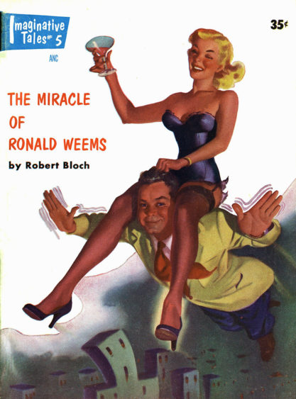 The illustration as it appeared as the cover of Imaginative Tales - May, 1955