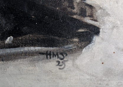 The artist's monogram and date lower right 