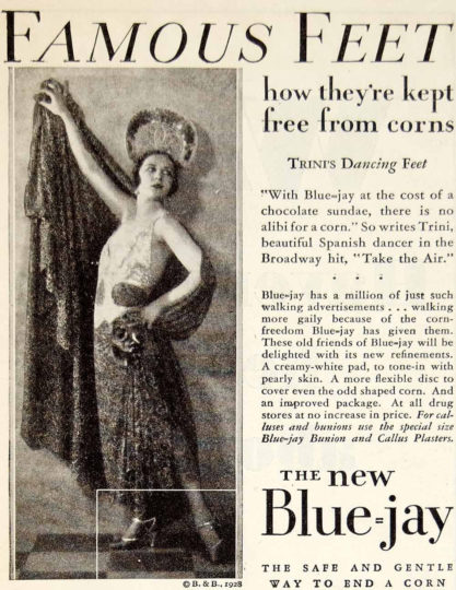 Trini, as seen in a 1928 advertisement.