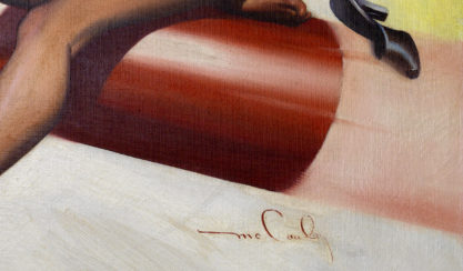 The artist's signature lower right 