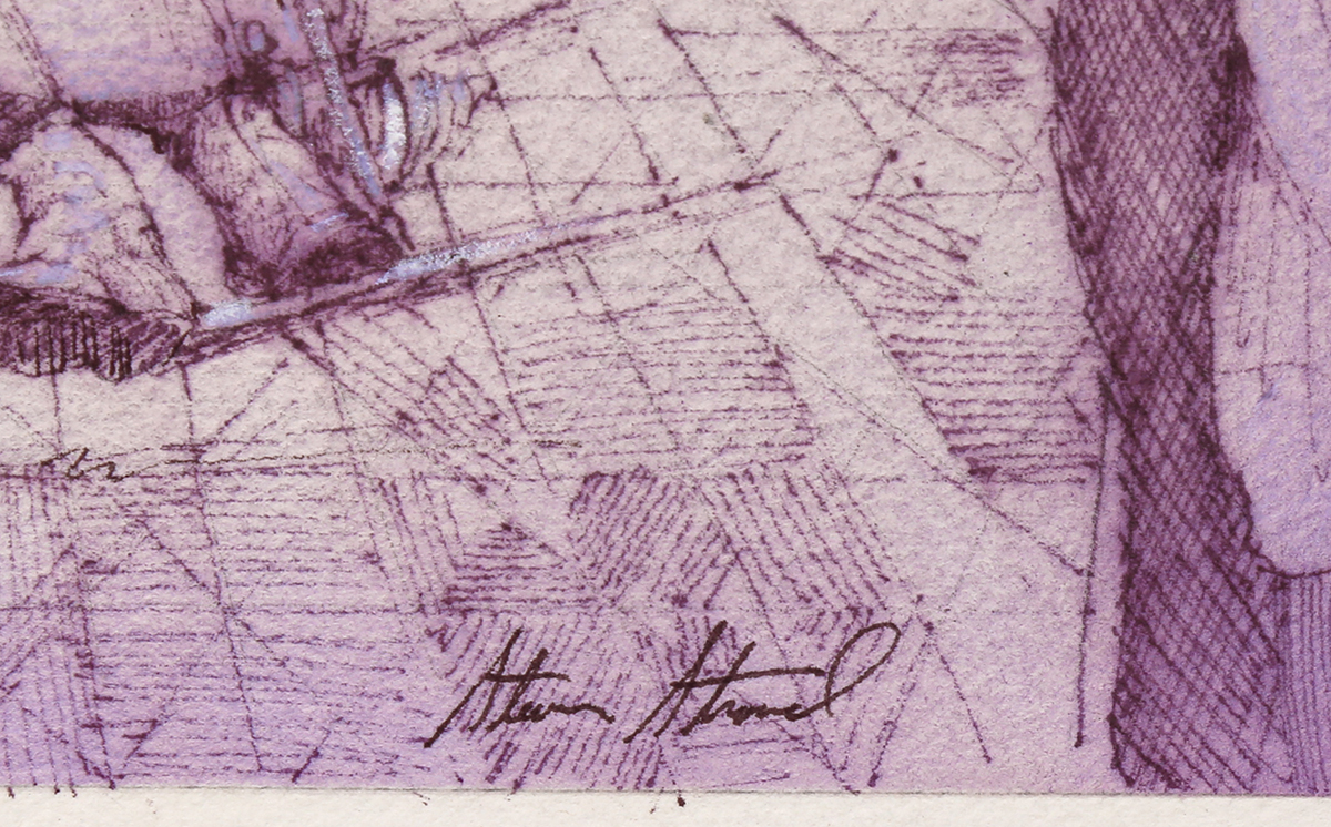 The artist's signature